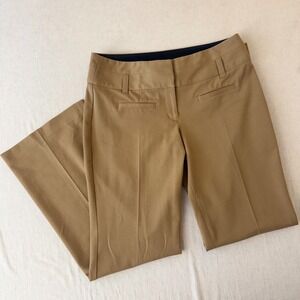 Express Editor Camel Tan Straight Leg Dress Pants Trousers 8R